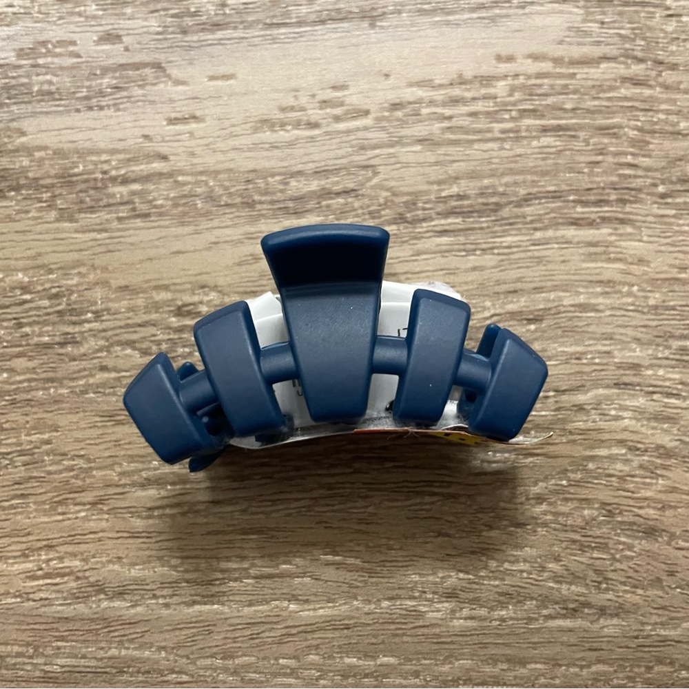 Teleties Tiny Classic Midnight Rain Navy Blue Hair Claw Clip